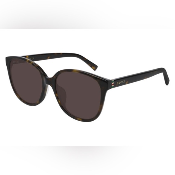 New Gucci Sunglasses GG0461SA-002 Women's Sunglasses Brown Havana Tortoise - Picture 1 of 7